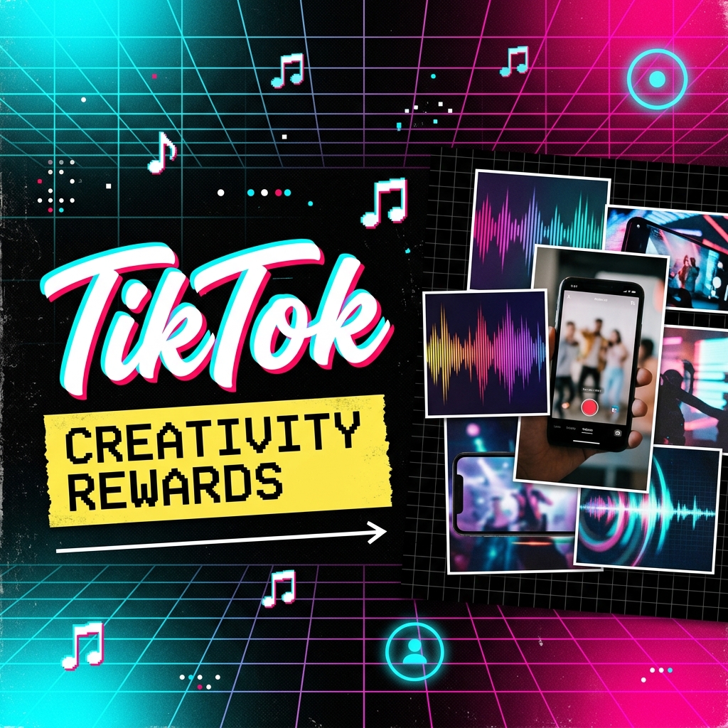 TikTok Creativity Program Blueprint Retro-Brutalist Cover